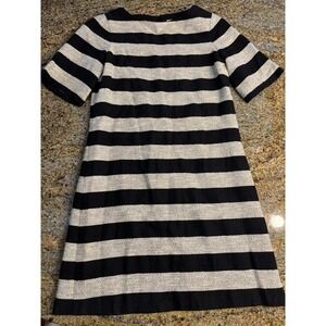 ALICE + OLIVIA Mandy Striped Tweed Short Sleeve Mini Dress Women's Size 2‎